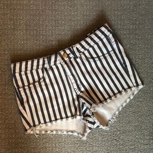 Pinstripe Shorts